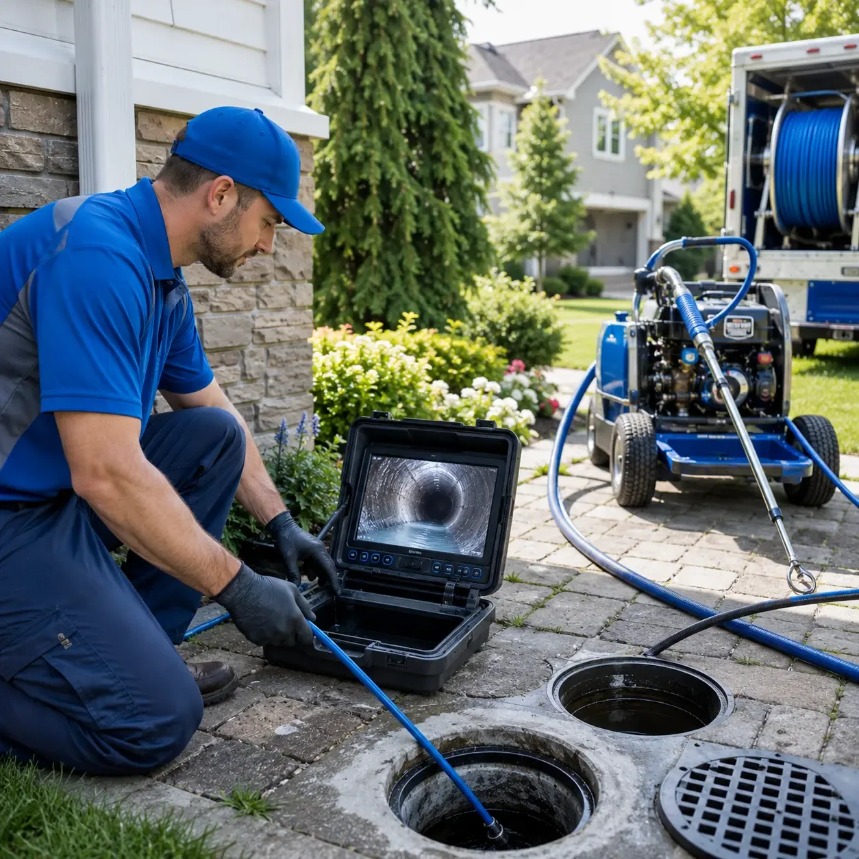 Outdoor drain cleaning professionals serving Glenwood, MD
